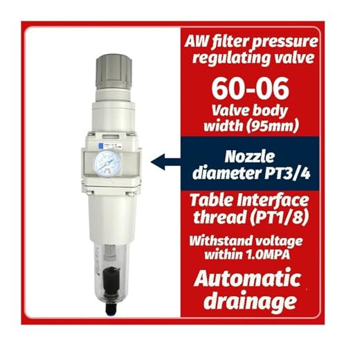 Filtre vanne de réduction de pression AW60-06DG-B robuste - 3