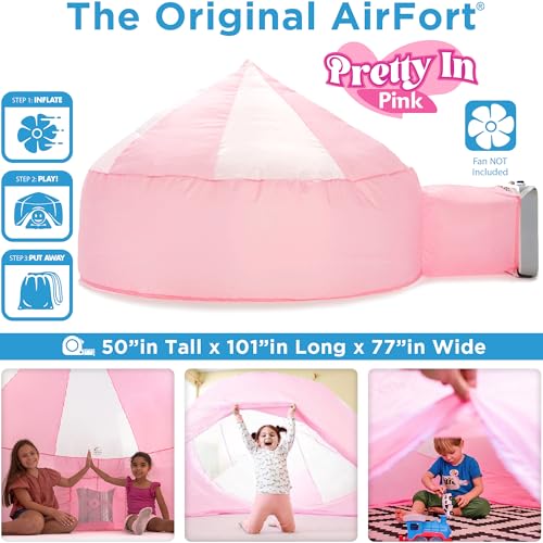 image for The Original Patented AirFort - Build A Fort in 30 Seconds, Inflatable
