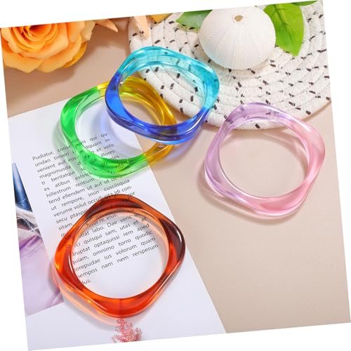 Bracelets joncs larges indéformables FRCOLOR, finis les bijoux fragiles - 4