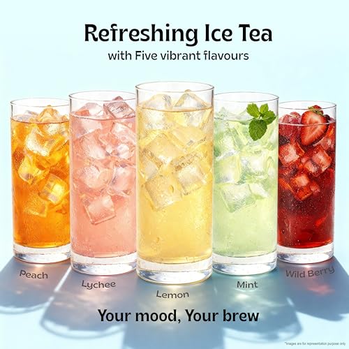 Image of TE-A-ME Assorted Iced Tea Bags, 15 Pyramid Sachets | Sugar-Free Cold Brew Collection