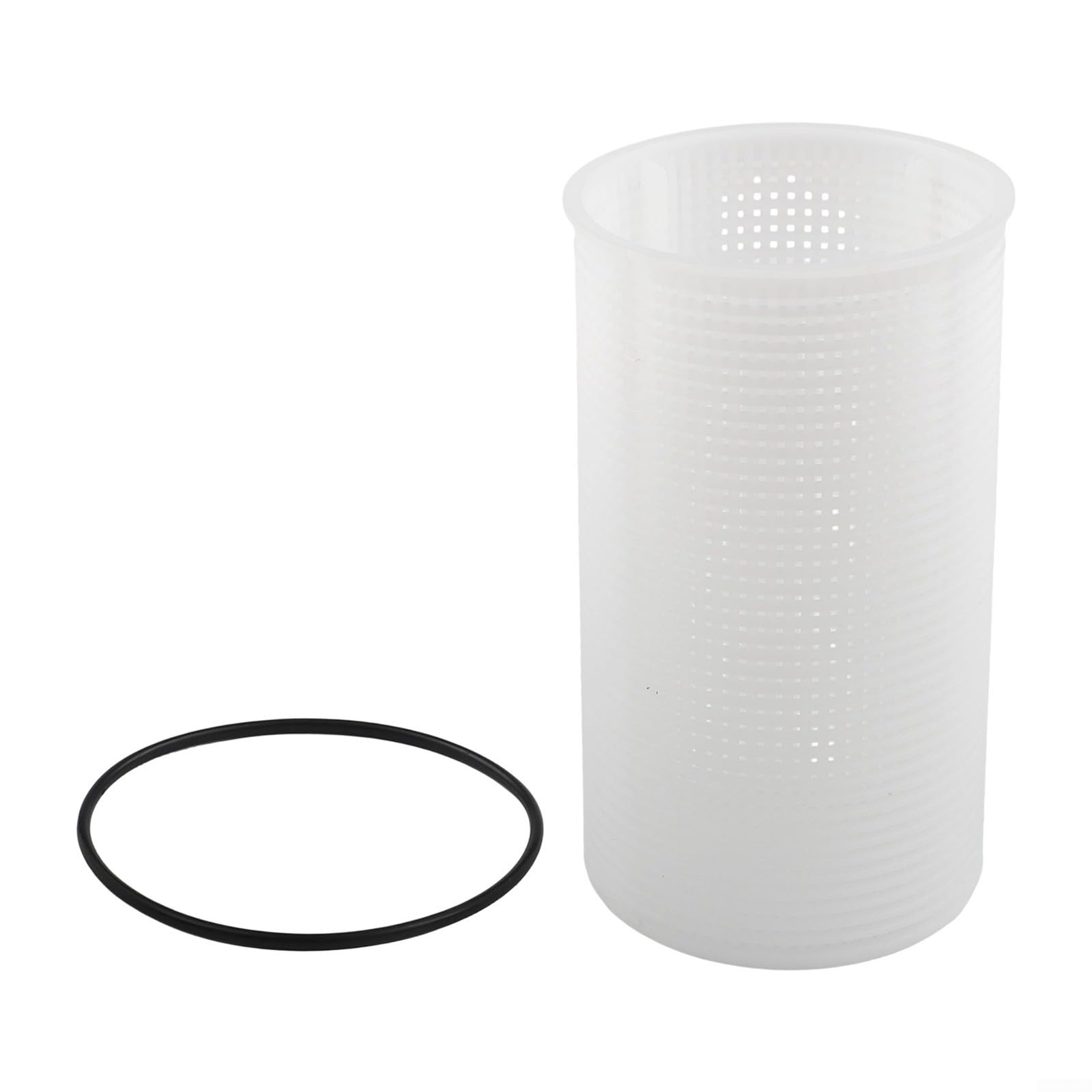 Saugsieb mit O-Ring, für SPS25 SPS50 SPS75 SPS100 Pool-Pumpen-Vorfiltersieb, ABS-Ersatzteil, Höhe 130 mm Durchmesser, 70 mm Konstruktion, einfache Installation (1 Stück)