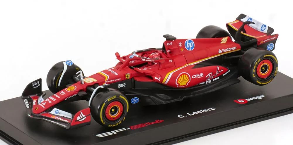 Amazon | ブラーゴ 1/43 フェラーリ F1 SF-24#16 シャルル