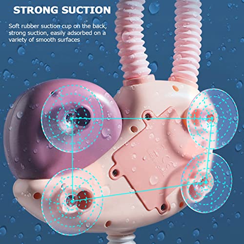 Shower Toys For Kids, Baby Electric Shower - Baby Bathtub Toys Sprinkler Electric Shower, Snail Water Spray Squirt Shower Faucet, For Toddlers Infants #TOP3