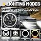 bamotoop Paar 7 Zoll LED Scheinwerfer 4 Modi Beleuchtung Lichter DRL/Blinker/Abblendlicht/High Beam für Jeep Wrangler Ⅲ JK G-Klasse 250 GD Wolf W460 W461 Land Rover Defender 90 110 VW T3 10-30V