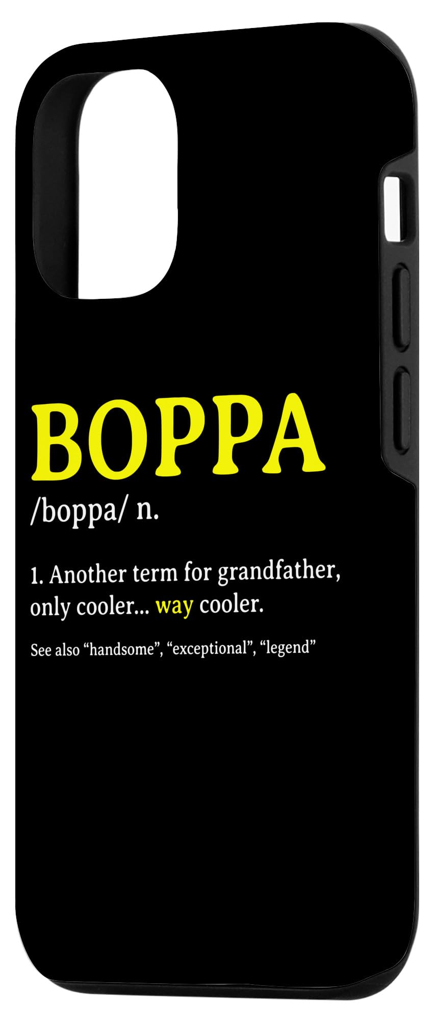 iPhone 14 Pro Boppa Definition Fathers Day - Grandpa -Grandfather Case - Image 2