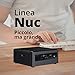 immagine 5DILC Nuc Bronze Mini Pc Desktop Intel J3455 1.50 ghz Ram 8gb Hard Disk 1 tb WiFi Bluetooth Licenza Windows 10 PRO