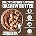 Fit Butters Brookie Cashew Butter - Added Protein and Coconut Oil, Low Carb, Low Sugar, Complete Protein Dessert Flavored Nut Butter