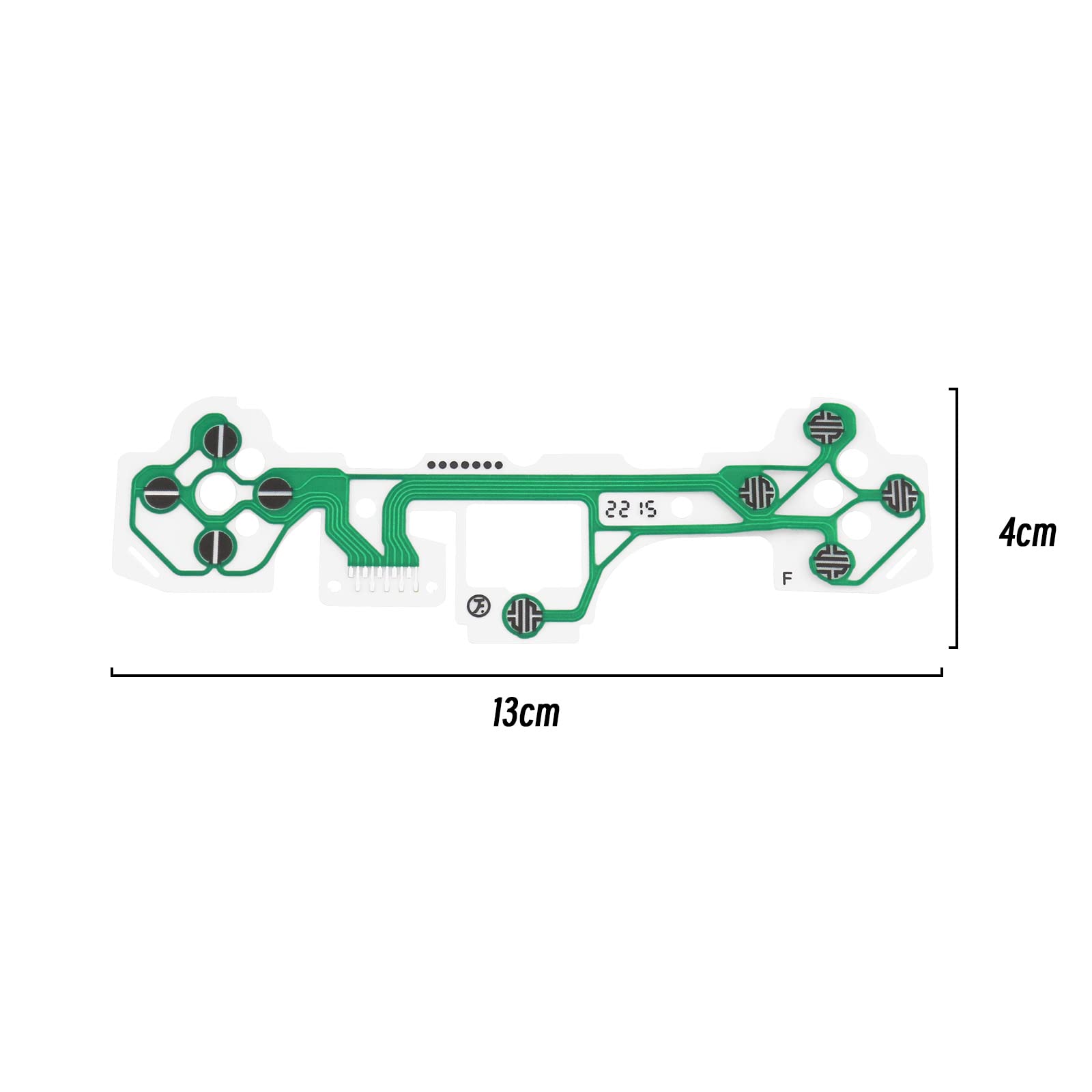 SG Store 4 Piezas Reemplazo de Membrana de Película Conductora V2 Compatible con PS5 FPC Cable de Cinta Flexible Accesorios Electrónicos Color Verde