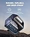 Anker 521 Portable Power Station Upgraded with LiFePO4 Battery, 256Wh 6-Port PowerHouse, 300W (Peak 600W) Solar Generator (Solar Panel Optional), 2 AC Outlets, 60W USB-C PD Output, Outdoor Generator