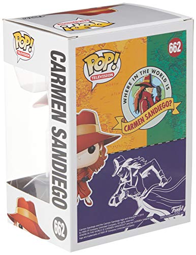 Funko Pop! Tv: Carmen Sandiego - Carmen Sandiego Collectible Figure, Multicolor #TOP3