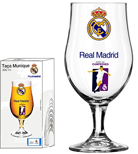 Taça Munique 380 Ml Real Jogador Clube Globimport Transparente