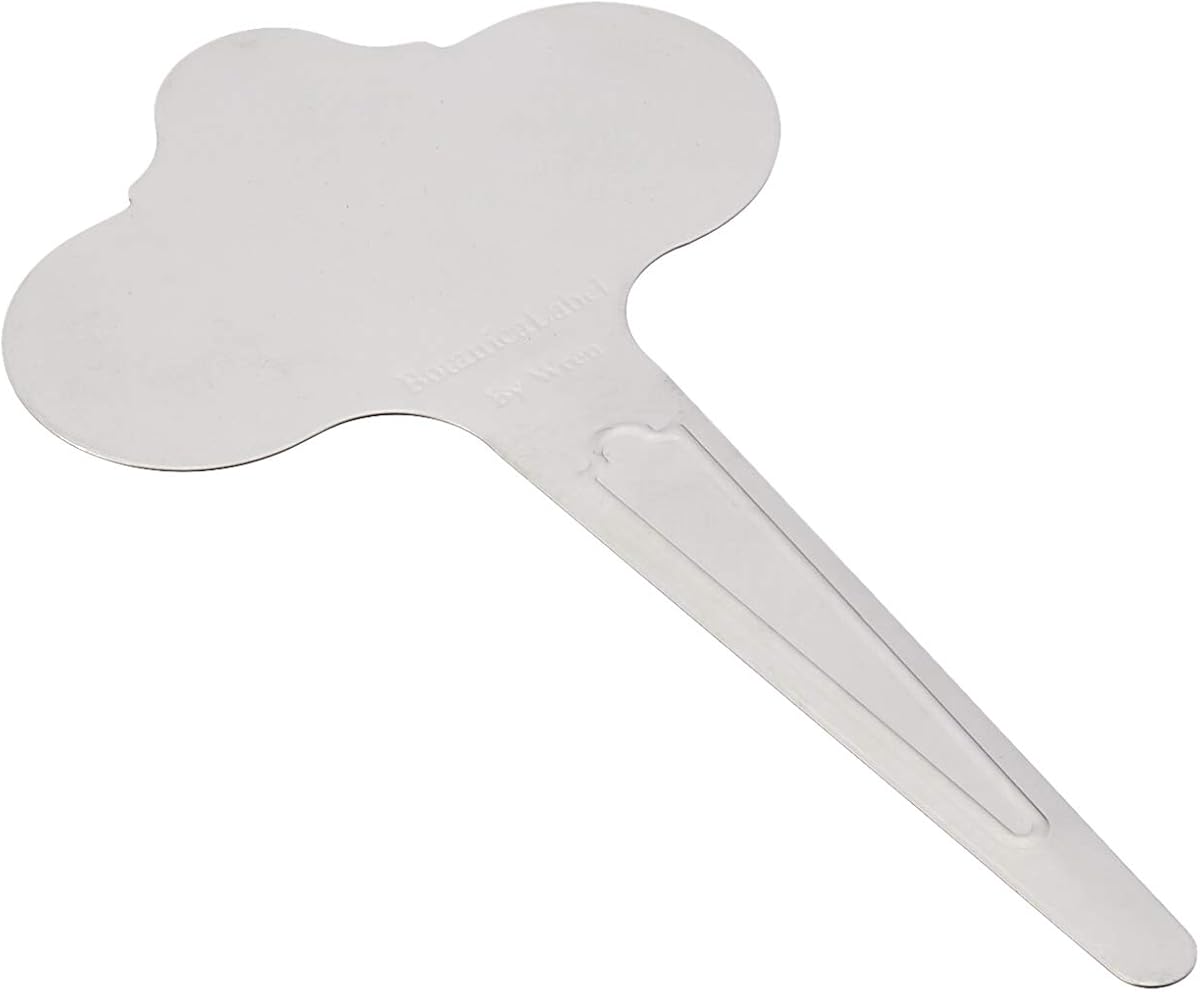 Bosmere Wren Professional 6-1/2-Inch Stainless Steel Re-Usable Plant Labels, 12-Pack