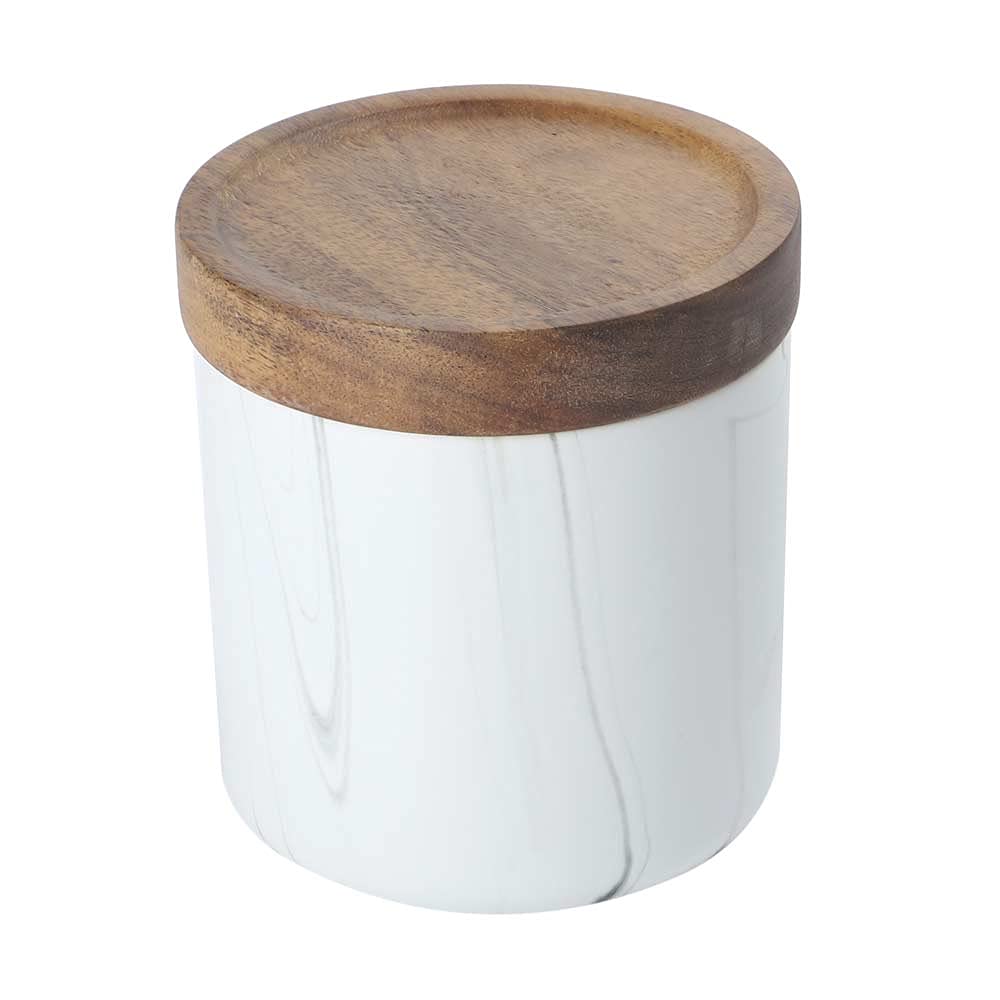 YAHOME Kitchen Seasoning Jar Spice Sugar Tea Container with Lids - Best Pottery Pot for Your Home, Kitchen self For Storage Beans Spices (Small)