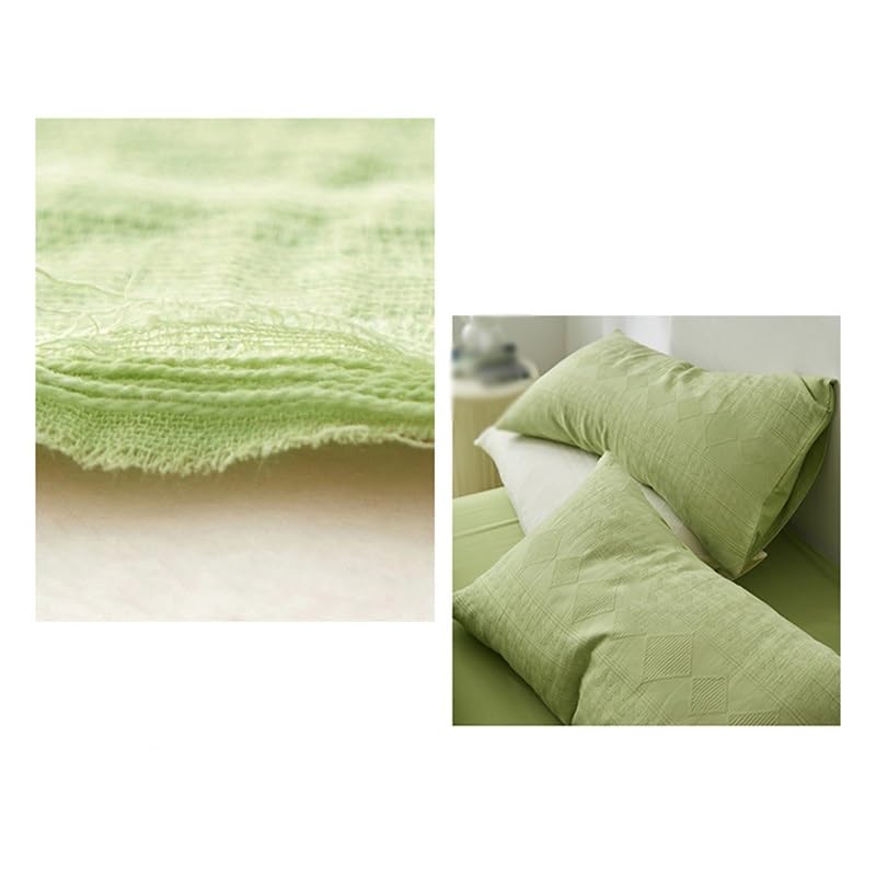 Cama doble con juego de cuatro piezas lavable estilo sábana de 1.8m 5