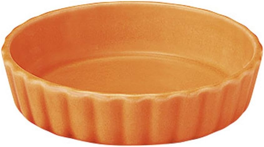 光洋陶器(Koyotoki) Koyo Pottery 13751098 Flap Tapas Plate, 3.5 inches (9 cm), Gloss Orange