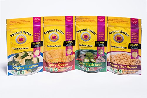Beyond Better Cheese Alternative 4-variety pack Bundle (One of Each Flavor)