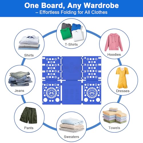 Image of BoxLegend Clothes /T Shirt Folder Plastic 4mm Thickness Shirt Folding Board Easy and Fast Laundry Folder Flipfold (Orange)