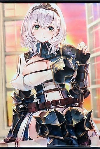 【コミケ106】おわた社 白銀ノエル 膝丈等身大タペストリー (新品未開封) C102 おわた社 白銀ノエル等身大タペストリー わたお - キャラクター