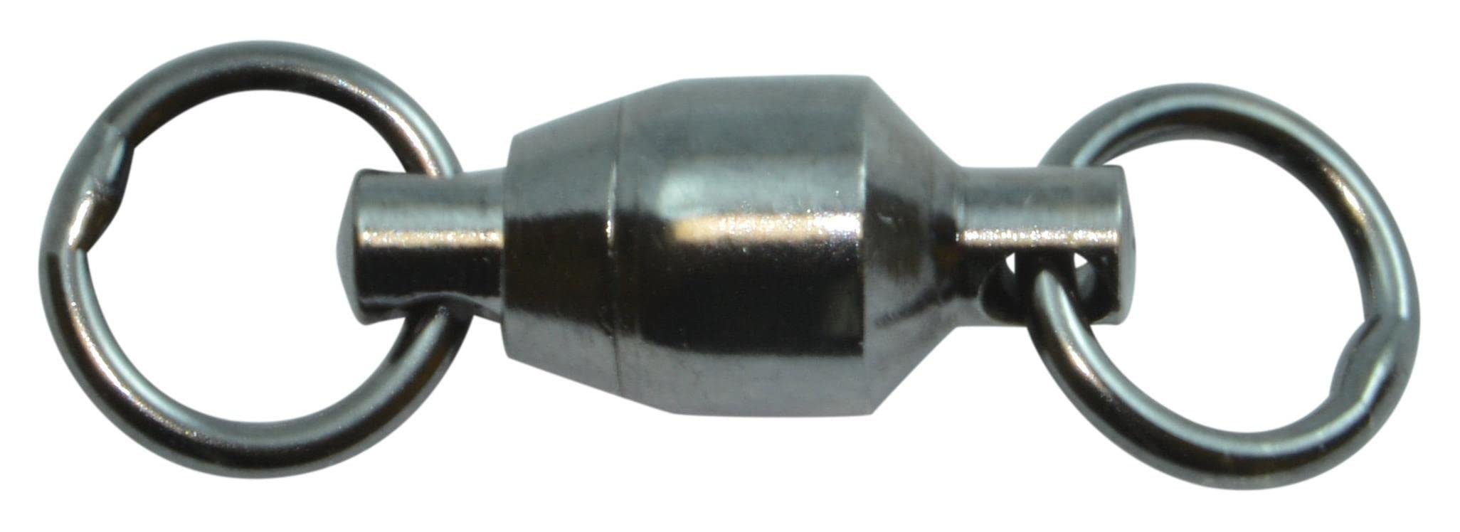 Spro Ball Bearing Swivel with 2 Welded Ring-Pack of 2 (NS Black, Size 7)