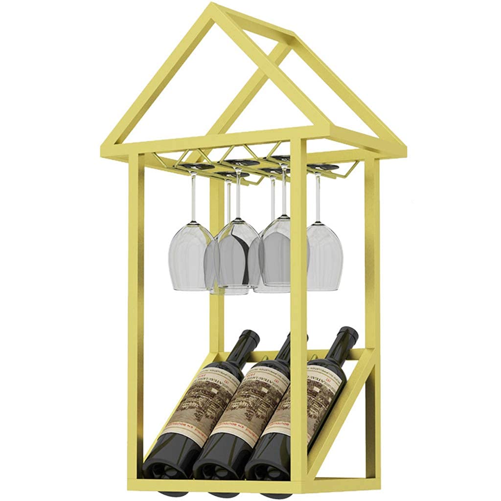 Casiers à vin muraux industriels pour bar de salon chic et élégant