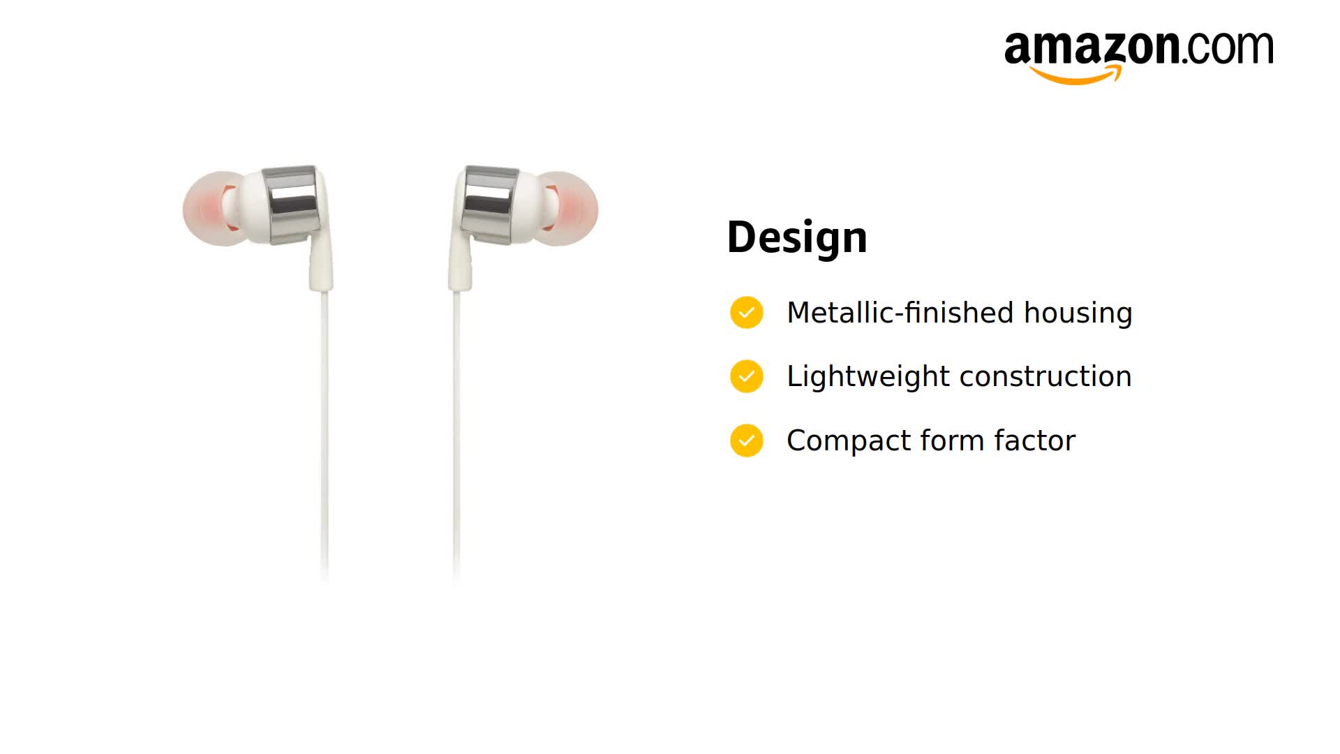 Amazon.com: JBL TUNE 210 - In-Ear Headphone with One-Button Remote