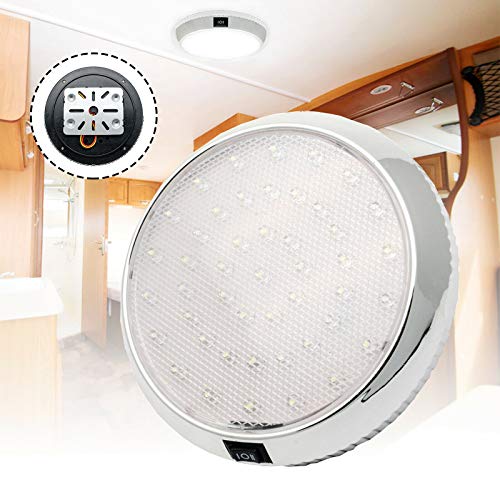 image for MACHSWONLED Ceiling Light, 12V Car Dome Interior Roof Lamp for Motorho