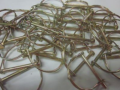~100 ~ ROUND 1/4 X 2-3/4 CANOPY PTO PINS CAMPER AWNING TRAILER HITCH HOOK PIN