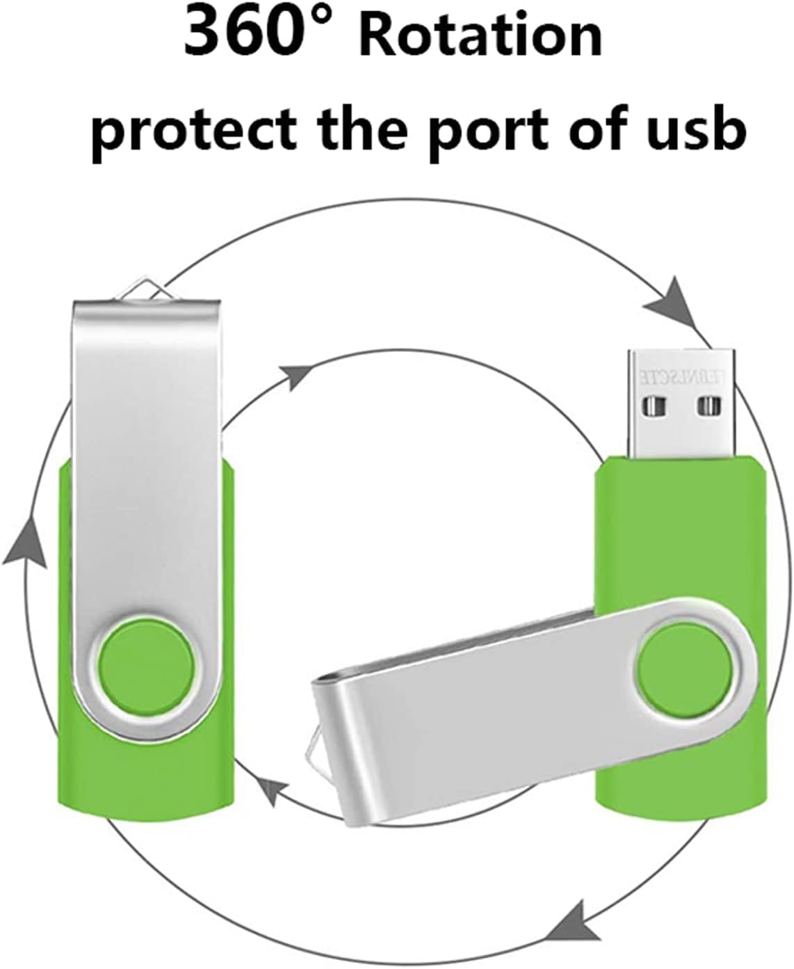 Best Seller Flash Drive 32GB 10 Pack USB 2.0 Memory Sticks in Bulk Zip Drive,Thumb Drives 32 GB Multi-Color Portable Swivel Value Pen Drive,FEBNISCTE Multipack Jump Drive Data Storage Pendrive with Lanyard