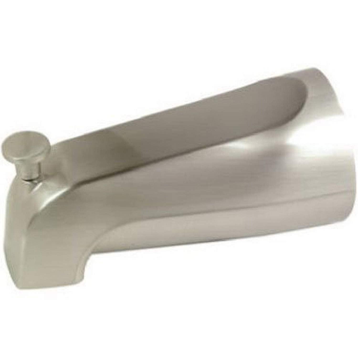 Brushed Nickel Diverter Tub Spout