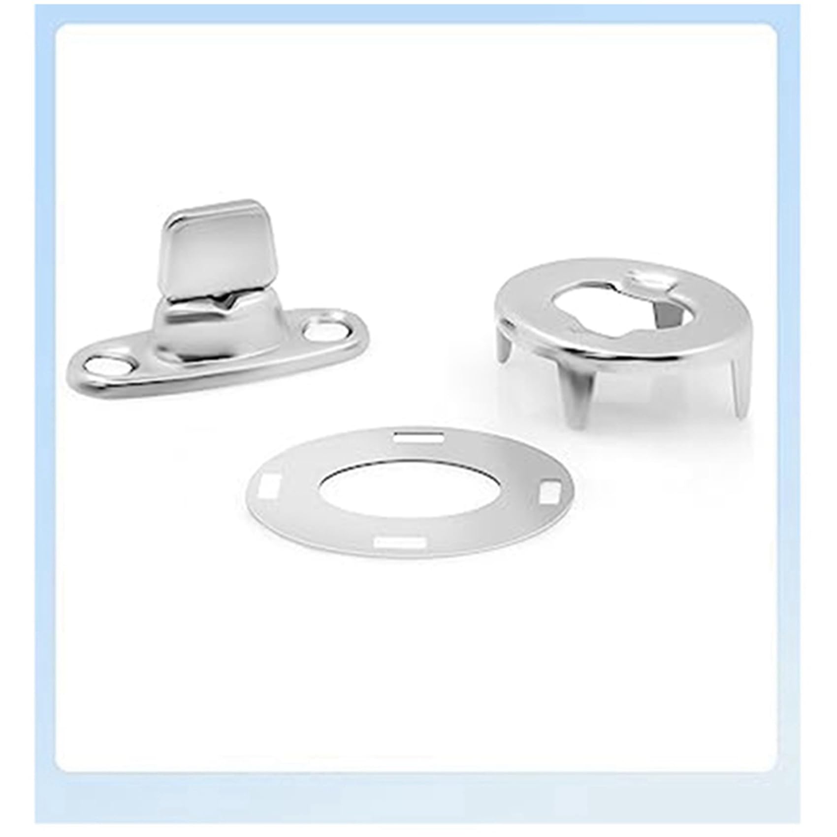 Twist Lock - de sentido común, botones de de metal para barcos, veleros, caravanas, botes y caravanas (50 unidades)