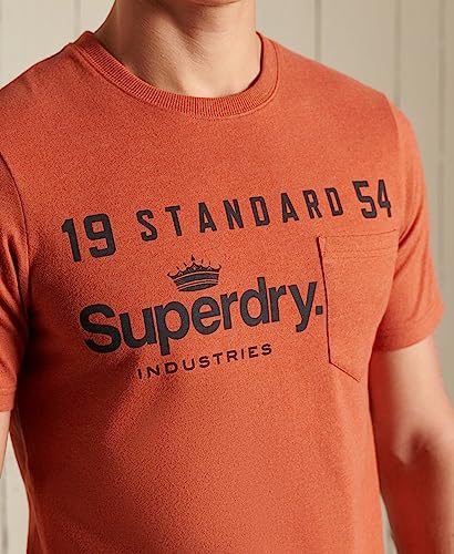 Superdry CL AC Pocket Tee T-Shirt, Dark Spiced