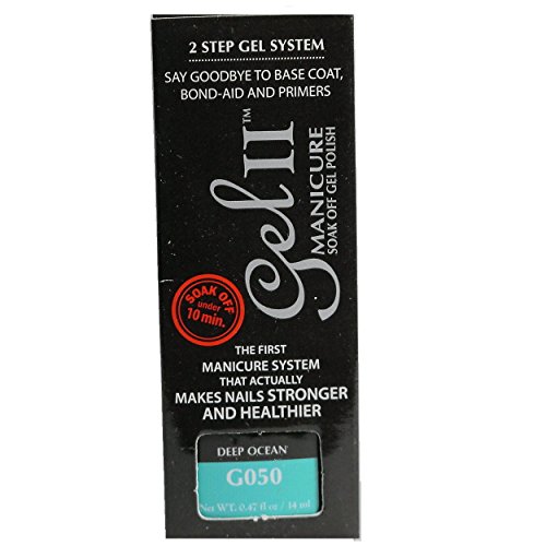 Gel II Soak-Off Gel Polish, Deep Ocean, 0.47 Ounce