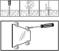 Vista 6 de OOK 534016 - Soportes ajustables de plástico para espejos de 1/4 de pulgada y 20 libras, paquete de 4