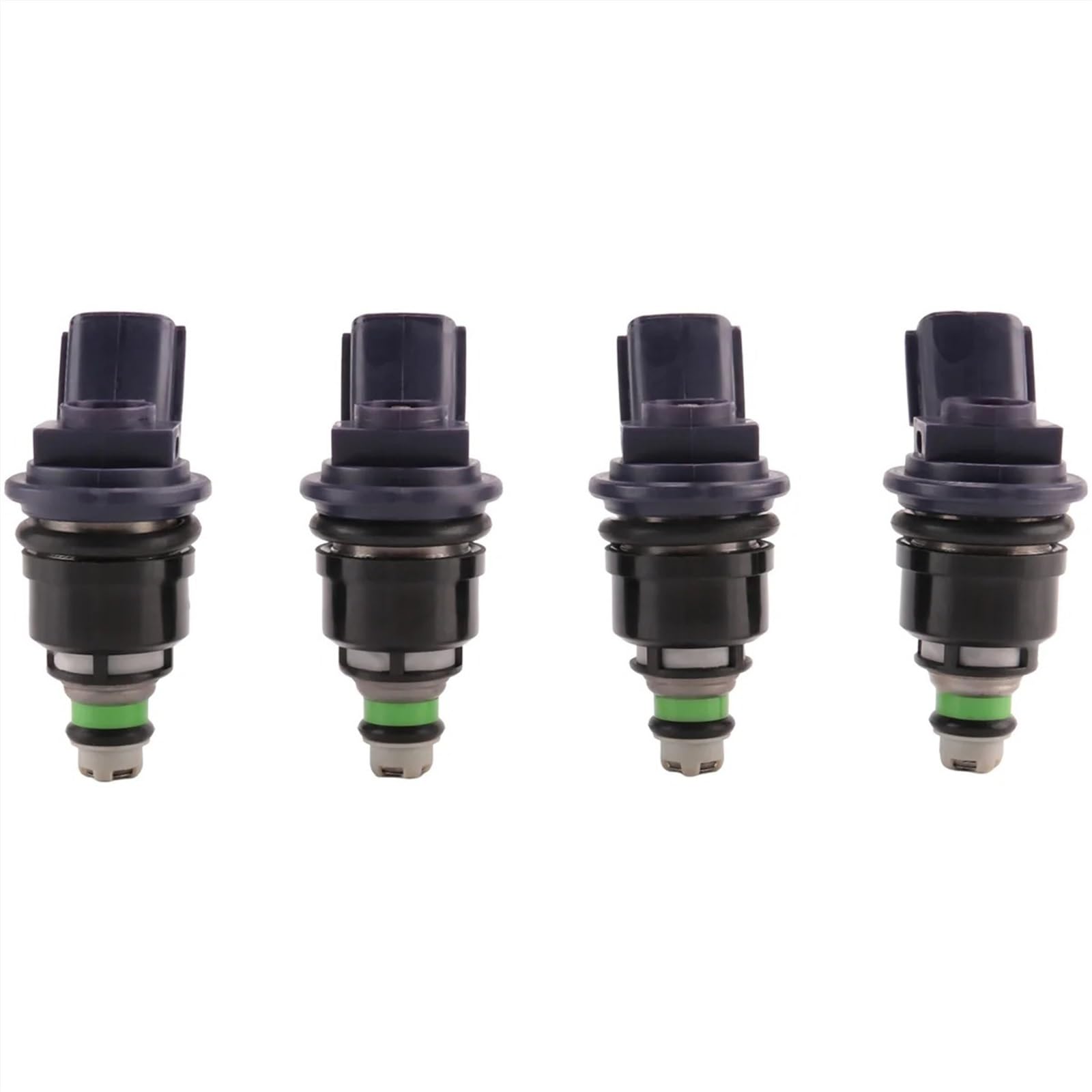 Nwirmtm One Color Injector Fuel Fits For Nissan 240Sx Silvia Ka24de S13 Sr20det 4X 375Cc Fuel Injector 16600-67U01