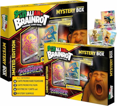 Skifidol Italian Brainrot coffret Hallucination Cosmique avec 4 cartes promo rares