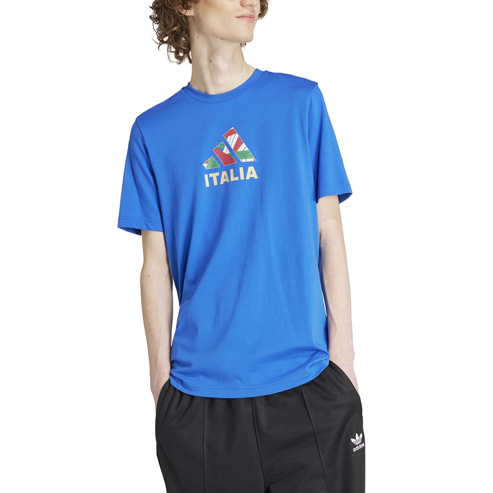 adidas Italy Fan Graphic T-Shirt Camiseta de Italia Fan Graphic Hombre