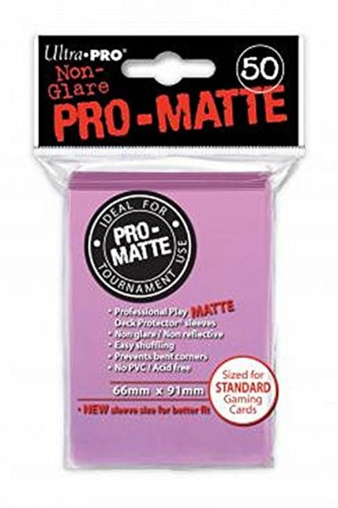 新品未開封　Ultra Pro Deck Protector 50枚入り Amazon.com: Ultra Pro 50ct Pro-Matte Pink Standard Deck