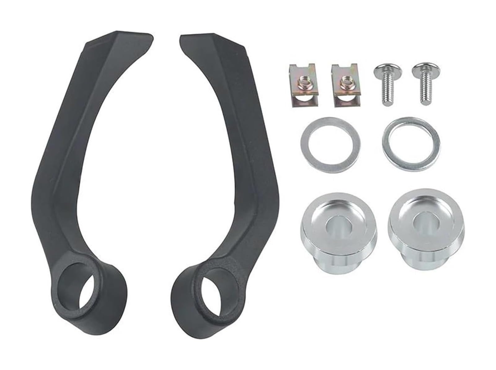 Für BMW F800GS Für Adventure F750GS G310GS G310R 2013–2023, Motorrad-Lenker-Handschutz-Schutz, Winddichter Schutzschild Motorrad Handprotektoren(Black 2)