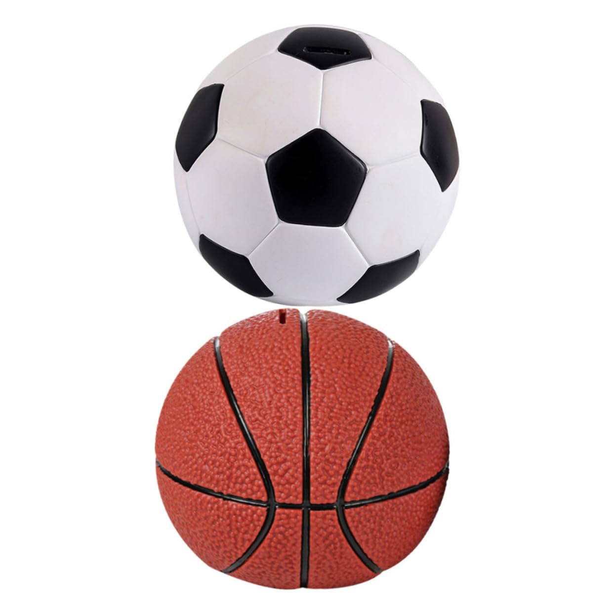 Salvadanaio da Calcio in Vinile 2 Pezzi, per Bambini Festa Scuola Decor