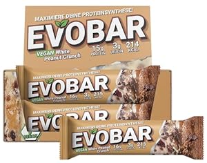 EVO SPORTS FUEL EVOBAR Vegan White Peanut Crunch