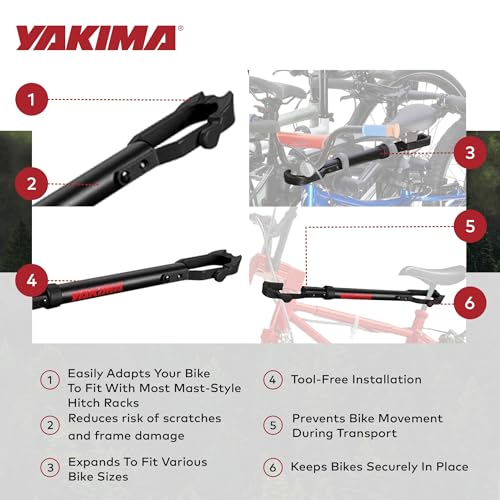 Image of Yakima TubeTop Mast-Style Bike Frame Adapter for Hitch Rack Transport