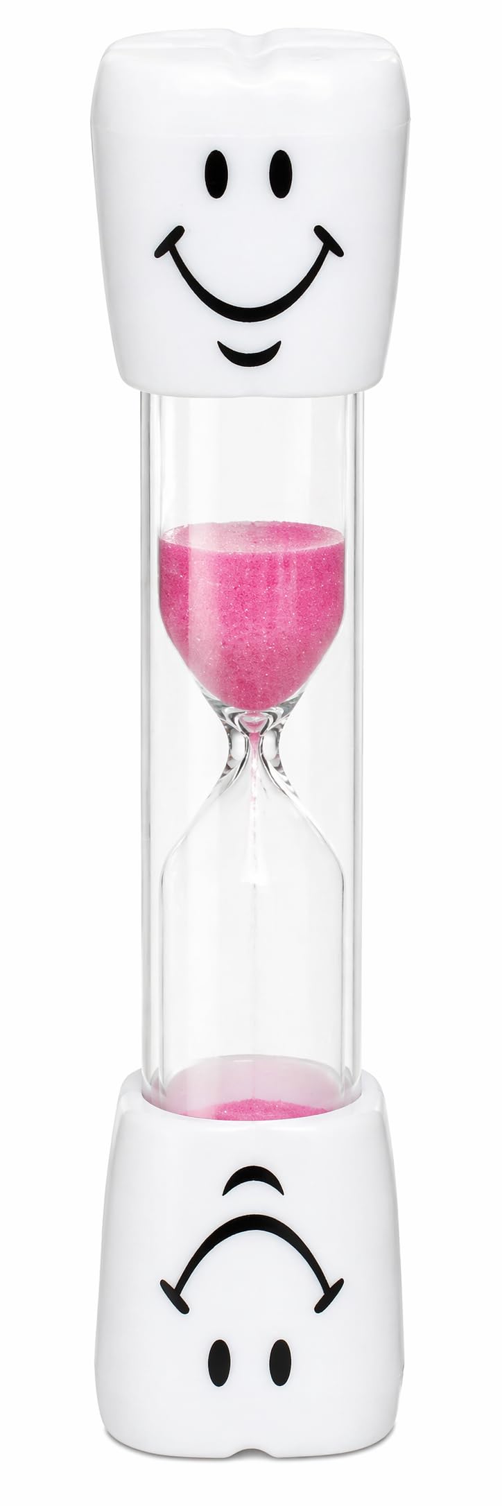 Akord Pink 3 Minute Hourglass Sand Timer For Productivity And Wellbeing, Compact Plastic Design,