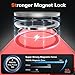 TOCOL Magnetic for iPhone SE 3/2 (2022/2020 Edition), iPhone 8/7 Case 4.7-Inch, Fit for MagSafe, [14FT Military Grade Drop Tested], Shockproof Slim Translucent Matte Back Phone Cover (Red)
