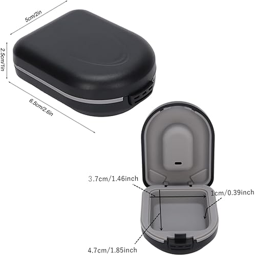 Miniatura 2 de Estuche para audífonos, estuche de viaje para audífonos, accesorios para audífonos detrás de la oreja, caja de almacenamiento impermeable resistente