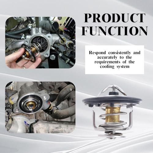 Wedcool Automotive Replacement Engine Thermostat, Premium Thermostat, 19301-PAA-306 19301-PLC-315 Heavy-Duty Engine Coolant Thermostat Compatible with Honda Civic CRV CRZ Insight Odyssey - Image 5