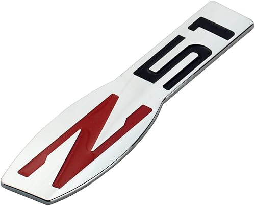 Miniatura 2 de 2 piezas de emblema Z51 para interior o exterior, placa de identificación 3D de repuesto para C6 Corvette (cromo rojo negro)