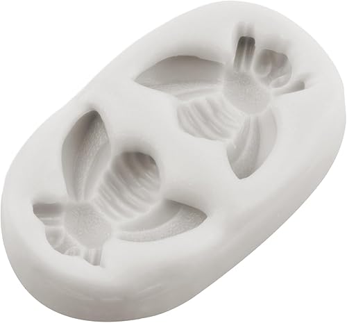 Miniatura 3 de Bumble Bee - Moldes de silicona para fondant para decoración de pasteles, decoración de cupcakes, caramelo y chocolate, polimero de arcilla y goma