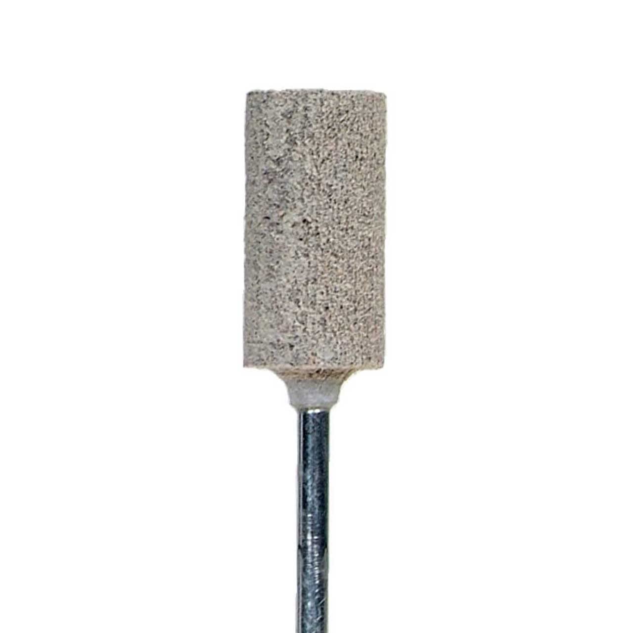 Norton 61463622651 1/2x1x1/8 in. AO Cotton Fiber Mounted Points, Type W187, 80 Grit, 25 Pack