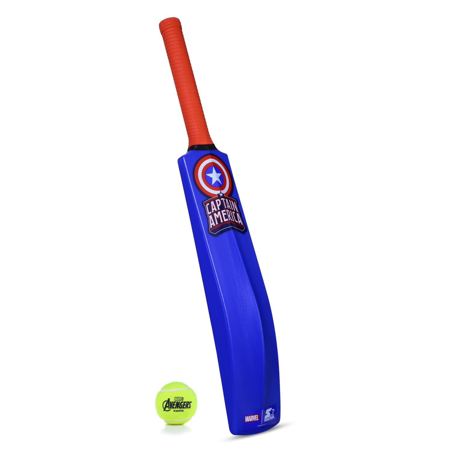 STARTER Cricket Bat and Ball Set for Kids 3+ Years, Avenger Captain America, Blue (B0BR852HYV) Amazon Price History, Amazon Price Tracker