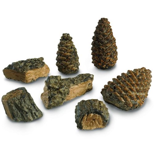 RealFyrePeterson Gas Logs Valley Oak Decor Kit